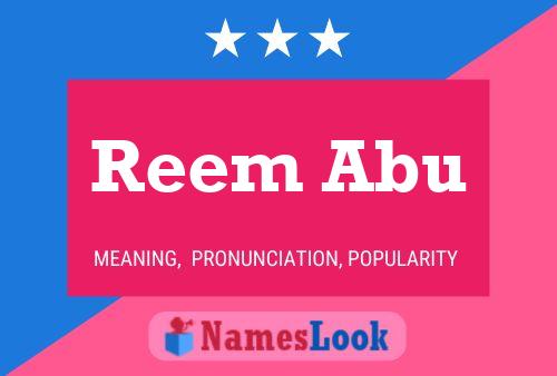 Reem Abu பெயர் போஸ்டர்