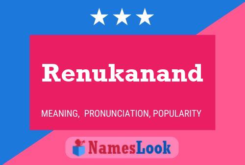 Renukanand பெயர் போஸ்டர்