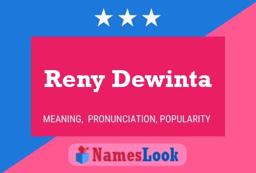 Reny Dewinta பெயர் போஸ்டர்