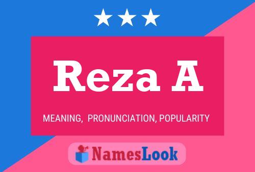 Reza A பெயர் போஸ்டர்