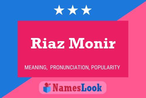 Riaz Monir பெயர் போஸ்டர்