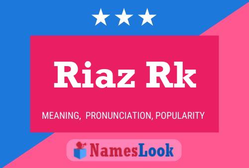 Riaz Rk பெயர் போஸ்டர்