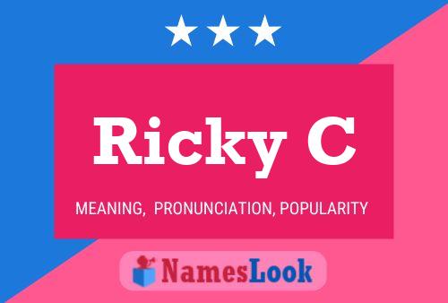 Ricky C பெயர் போஸ்டர்