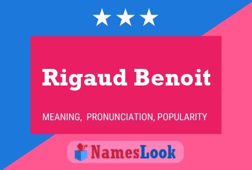 Rigaud Benoit பெயர் போஸ்டர்