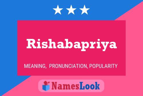 Rishabapriya பெயர் போஸ்டர்