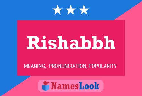 Rishabbh பெயர் போஸ்டர்