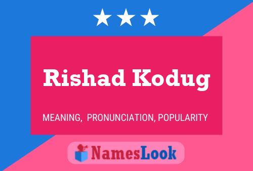 Rishad Kodug பெயர் போஸ்டர்