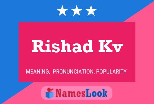 Rishad Kv பெயர் போஸ்டர்