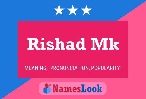 Rishad Mk பெயர் போஸ்டர்