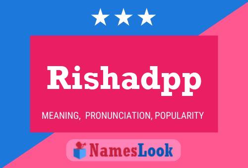 Rishadpp பெயர் போஸ்டர்