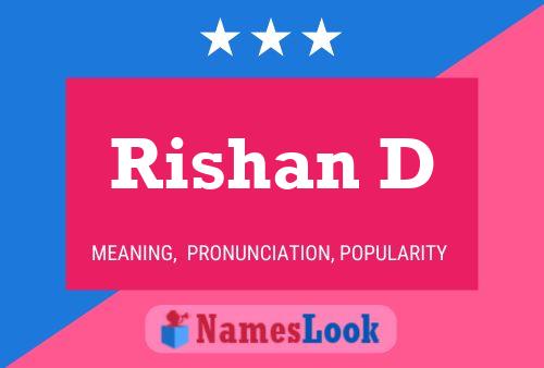 Rishan D பெயர் போஸ்டர்