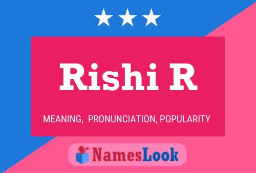 Rishi R பெயர் போஸ்டர்