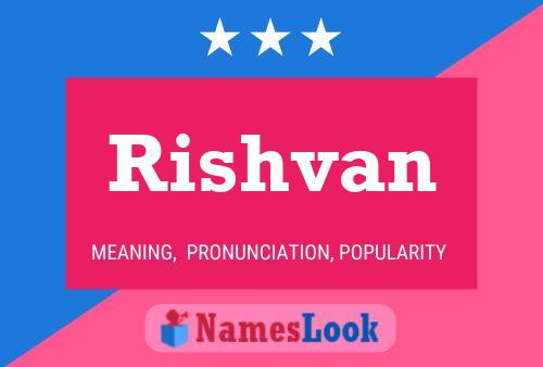 Rishvan பெயர் போஸ்டர்