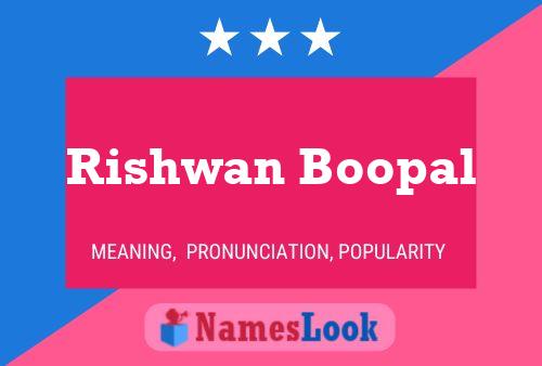 Rishwan Boopal பெயர் போஸ்டர்