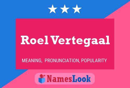 Roel Vertegaal பெயர் போஸ்டர்