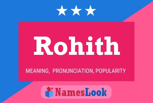 Rohith பெயர் போஸ்டர்