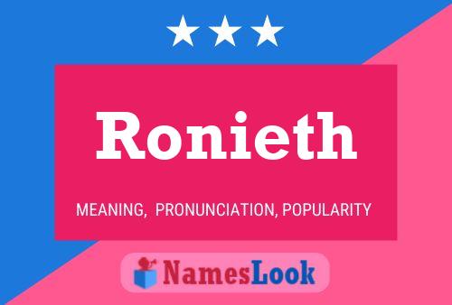 Ronieth பெயர் போஸ்டர்