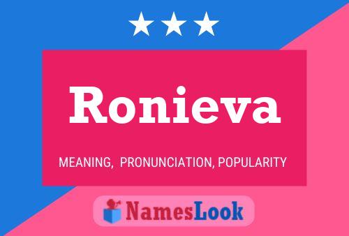 Ronieva பெயர் போஸ்டர்