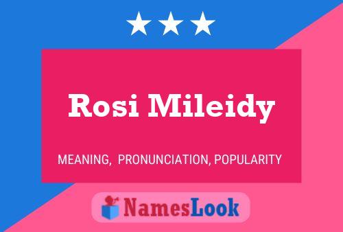 Rosi Mileidy பெயர் போஸ்டர்