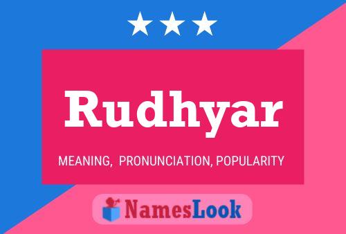 Rudhyar பெயர் போஸ்டர்