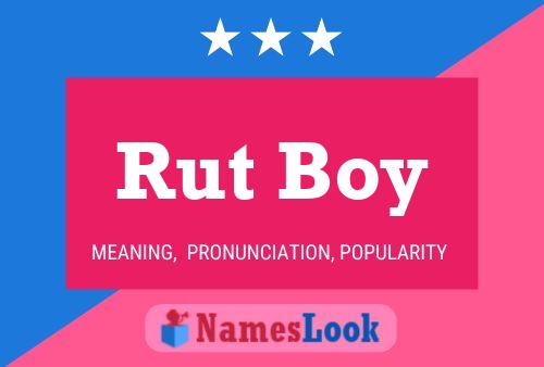 Rut Boy பெயர் போஸ்டர்