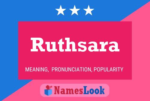 Ruthsara பெயர் போஸ்டர்