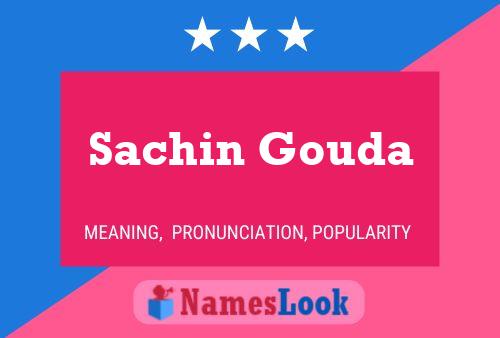 Sachin Gouda பெயர் போஸ்டர்