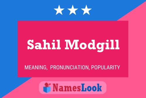 Sahil Modgill பெயர் போஸ்டர்