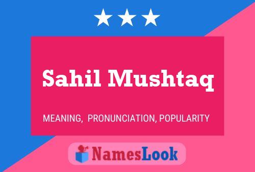 Sahil Mushtaq பெயர் போஸ்டர்