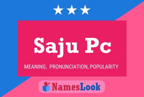 Saju Pc பெயர் போஸ்டர்