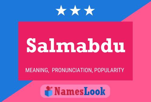 Salmabdu பெயர் போஸ்டர்