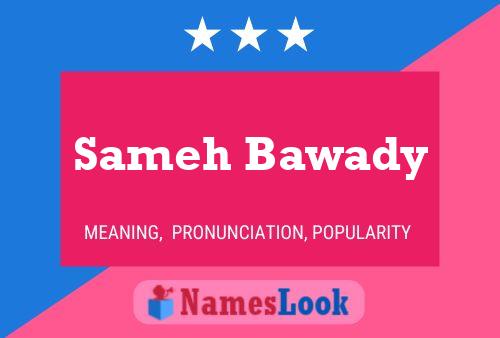 Sameh Bawady பெயர் போஸ்டர்