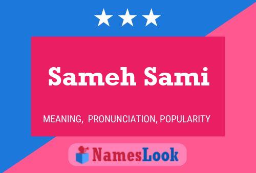 Sameh Sami பெயர் போஸ்டர்