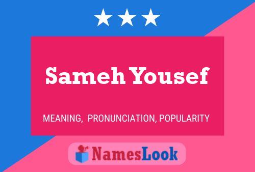 Sameh Yousef பெயர் போஸ்டர்