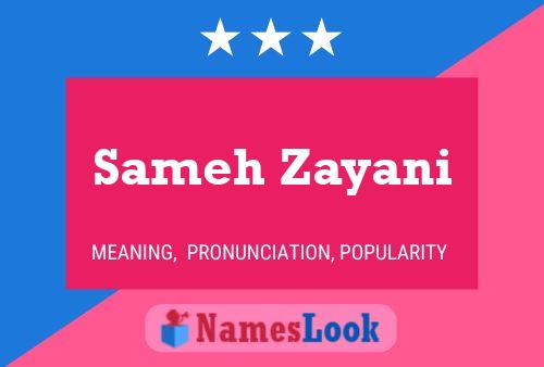 Sameh Zayani பெயர் போஸ்டர்