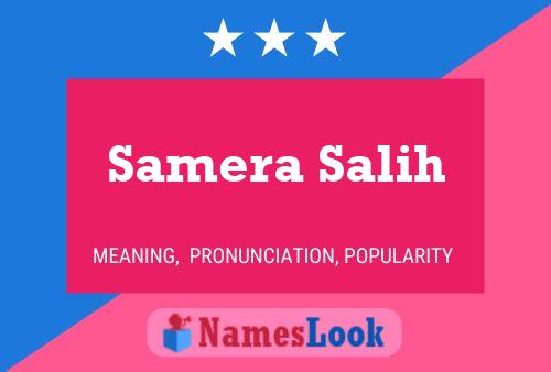 Samera Salih பெயர் போஸ்டர்