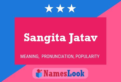 Sangita Jatav பெயர் போஸ்டர்