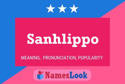 Sanhlippo பெயர் போஸ்டர்