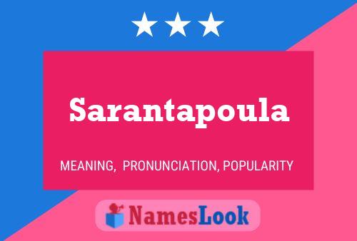 Sarantapoula பெயர் போஸ்டர்