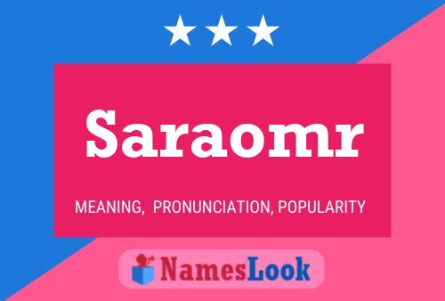 Saraomr பெயர் போஸ்டர்