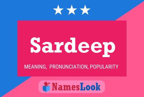 Sardeep பெயர் போஸ்டர்