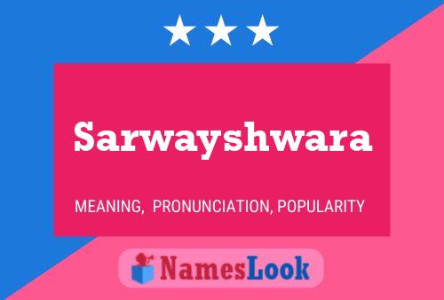 Sarwayshwara பெயர் போஸ்டர்