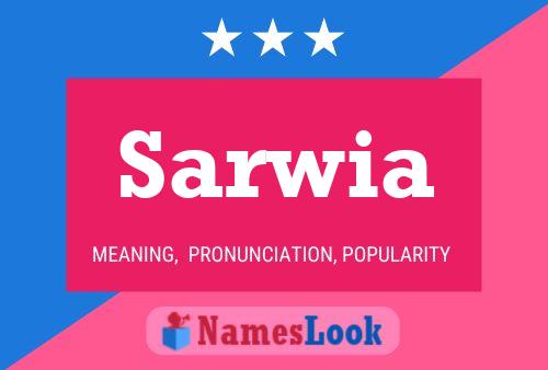 Sarwia பெயர் போஸ்டர்