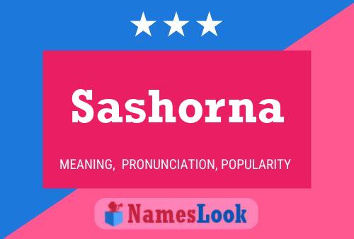 Sashorna பெயர் போஸ்டர்