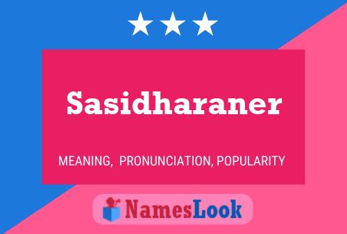 Sasidharaner பெயர் போஸ்டர்