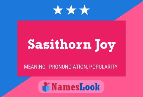 Sasithorn Joy பெயர் போஸ்டர்