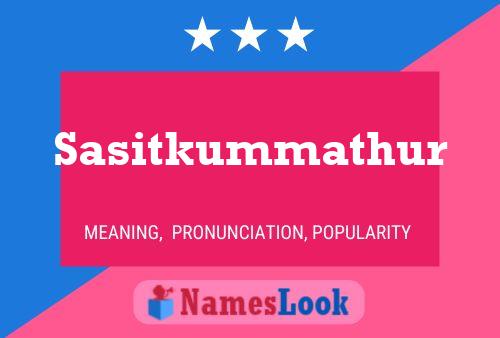 Sasitkummathur பெயர் போஸ்டர்