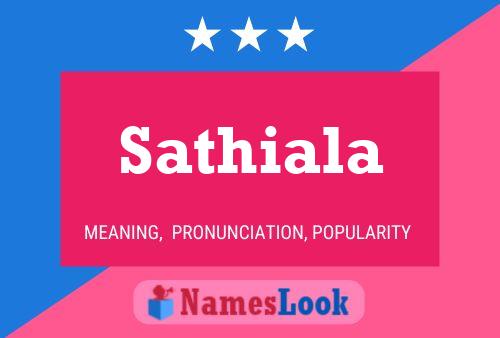 Sathiala பெயர் போஸ்டர்