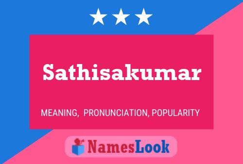 Sathisakumar பெயர் போஸ்டர்