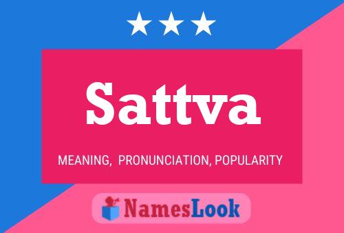 Sattva பெயர் போஸ்டர்